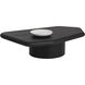 Detti 47.25 X 31 inch Matte Black Outdoor Coffee Table